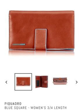 PIQUADRO genuine leather wallet